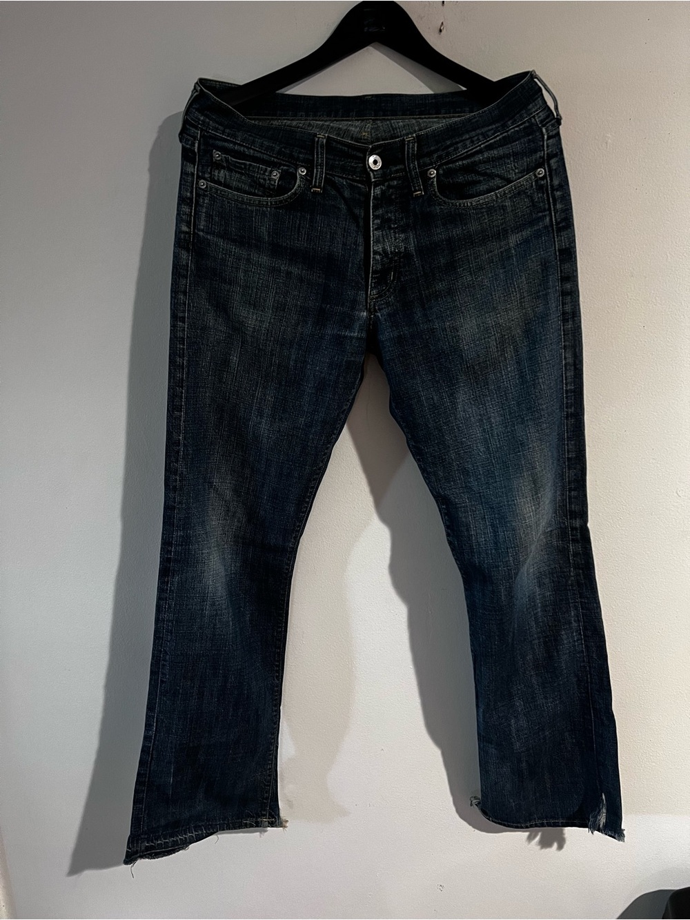Vintage G-Star Men's Dark Indigo Bootcut Jeans